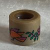Small pillar candle 3 x 3 mithila painted - Image 6