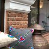 Sarena Cushion Cover, Grey - Image 8