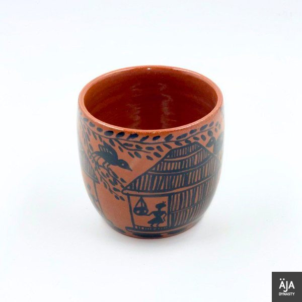 Warli-2 Ceramic Cup - Image 2