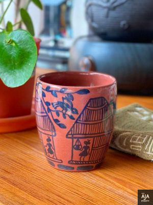Warli-3 Ceramic Cup