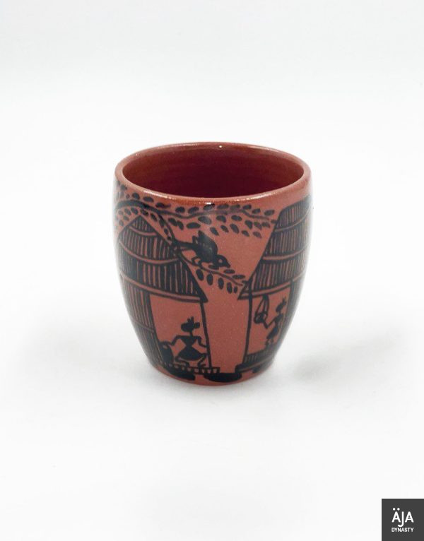 Warli-3 Ceramic Cup - Image 2