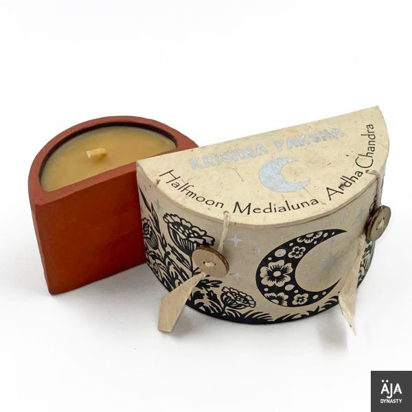 Medialuna Krishna Paksha (Waning Moon) Candle