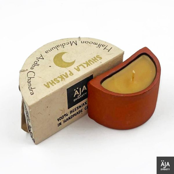 Medialuna Shukla Paksha (Waxing Moon) Candle - Image 4