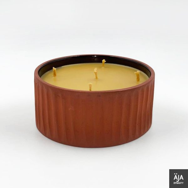 Chandrakar (Moonshape) ceramic candle