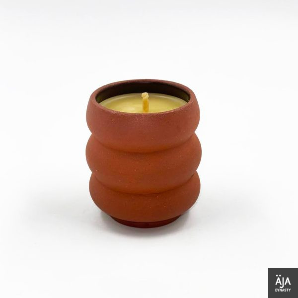 Chandramala (Garland of moon) ceramic candle