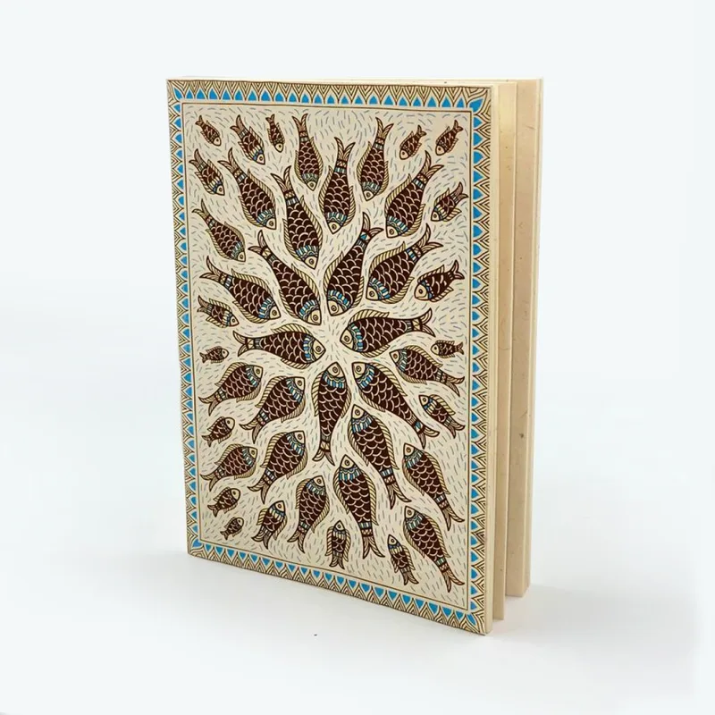 Mithila fishes-3 lokta notebook