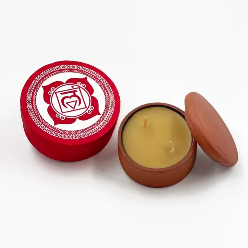 Root chakra (Muladhara) 7 chakra candle