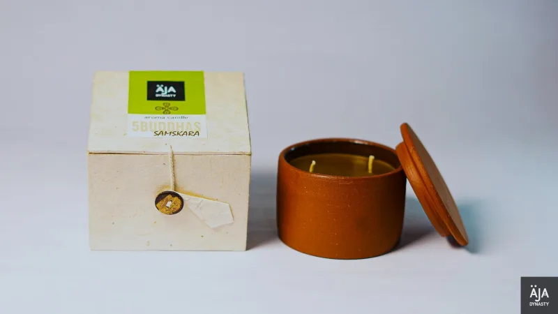 Samskara tulsi candle