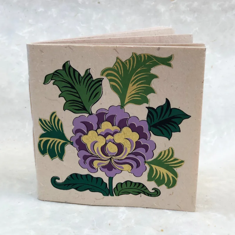 Tibetan flower notebook