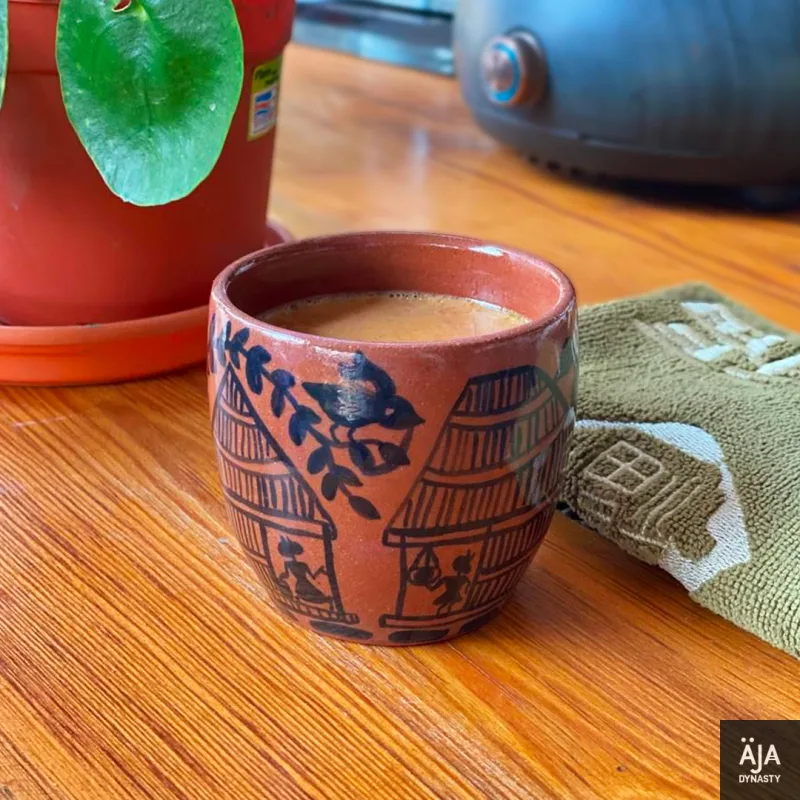 Warli-2 ceramic cup